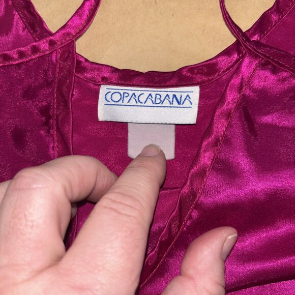 Women’s Copacabana Hot Pink Lingerie Top Camisole Large - Picture 4 of 7